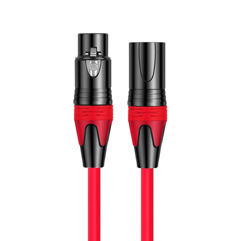 XLR audio kabel, muško–ženski, dvostrano ojačan, balansirani kabel za mikrofon povezan s mikserom