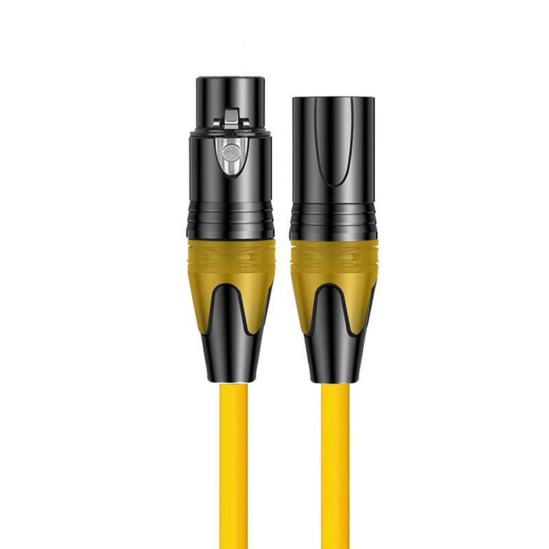 XLR audio kabel, muško–ženski, dvostrano ojačan, balansirani kabel za mikrofon povezan s mikserom