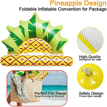 Kingshine pat plutitor gonflabil din PVC – formă de fruct, etichetă privată licențiată