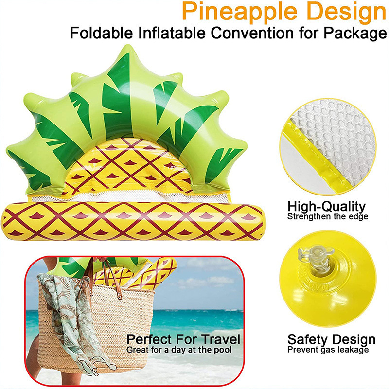 Kingshine pat plutitor gonflabil din PVC – formă de fruct, etichetă privată licențiată