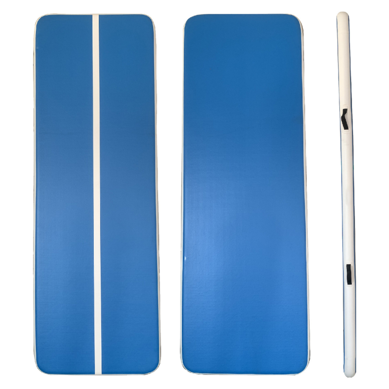 Dupla felfújható gimnasztikai matrac PVC felülettel, OEM 0012, általános használat, sportpadok