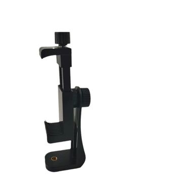 Stolna držač za telefon s 360° rotacijom i hot shoe klipom – univerzalno, plastično, nosivost 2–5 kg