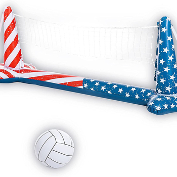 Red Sparrow felfújható vízi játék röplabdához és kosárlabdához – PVC környezetbarát, 7–14 éveseknek