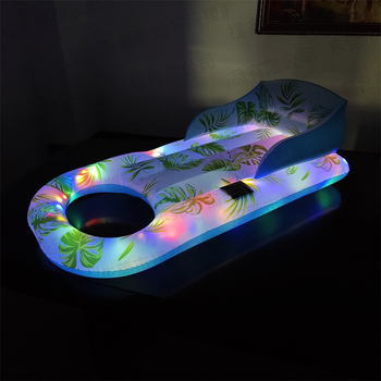 Saltea gonflabilă pentru piscină, pliabilă, șezlong, material PVC, brand FDS