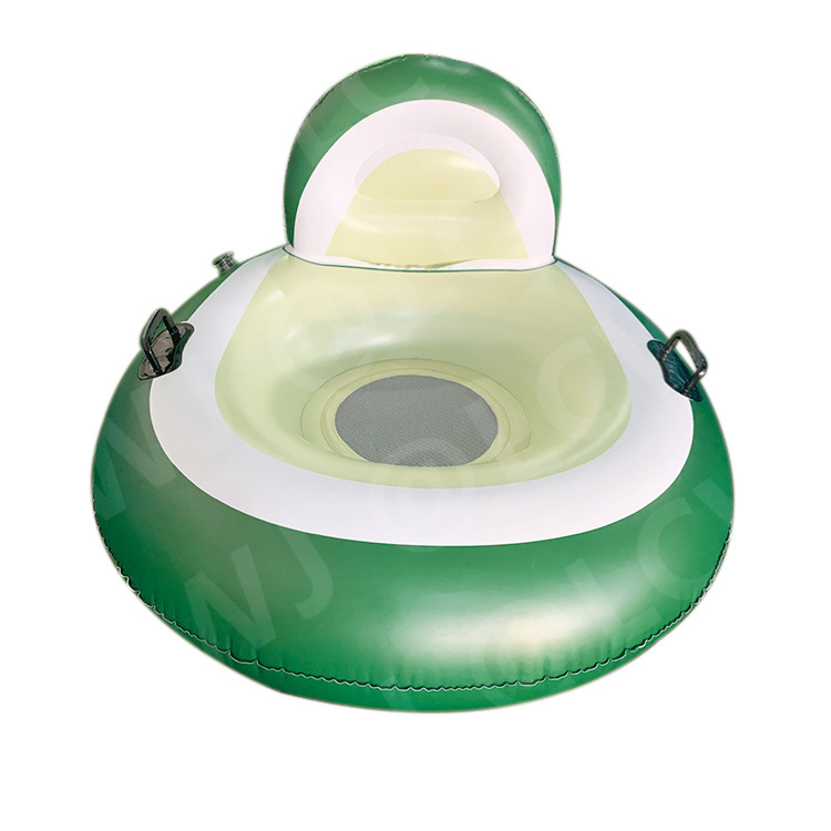 LCWJ Naduvani plivajući otok s ručkom, PVC 0,25 mm, za odrasle