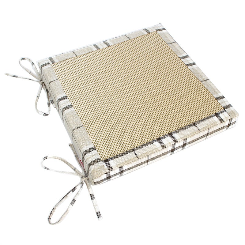 Μαξιλαράκι καρέκλας – υλικό: μείγμα, γέμισμα: σπόγγος, μοτίβο: μονόχρωμο, προσαρμοζόμενο, κατάλληλο για γραφεία και τραπεζαρίες