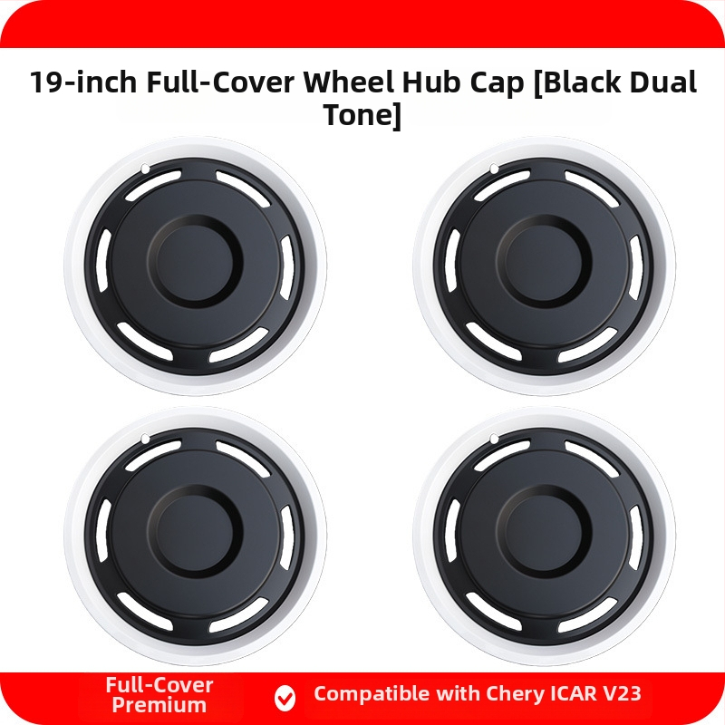 Poklička kolies pre Chery iCAR V23, kompatibilná s 19″ a 21″, materiál ABS+PC, Číslo produktu 25V23-19/21″