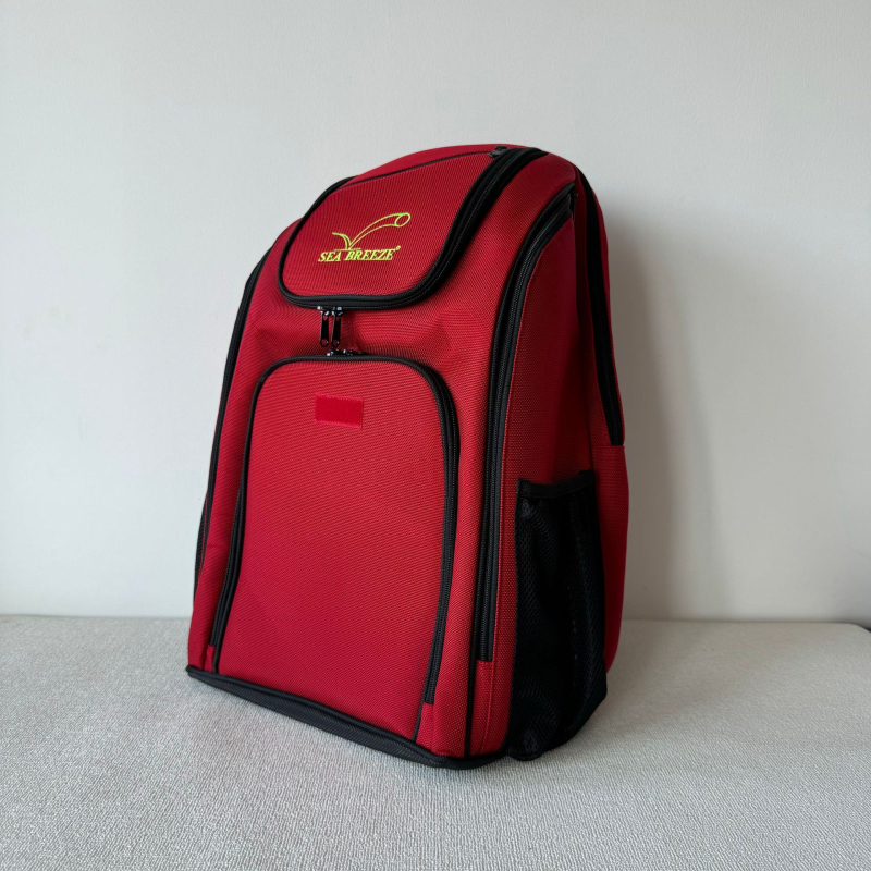 Rucsac sportiv pentru tenis și badminton, unisex, impermeabil, compartiment uscat–umed, capacitate mare, material tip pânză impermeabilă