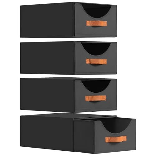 Fehérneműtároló doboz lenvászonból, összecsukható, fedéllel, többször is rakható — Porálló, Nagy kapacitás 21