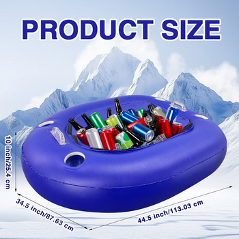 Felfújható víz bár partikhoz és kempingezéshez — környezetbarát PVC, márka Lee cheng