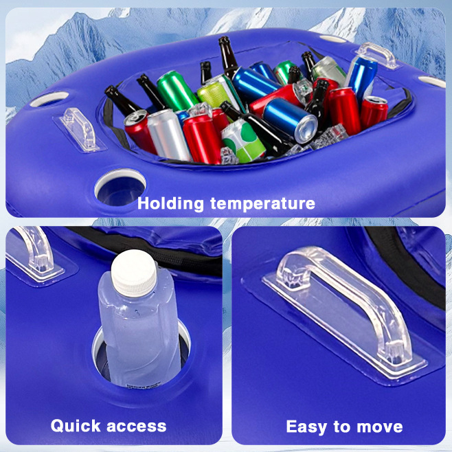 Felfújható víz bár partikhoz és kempingezéshez — környezetbarát PVC, márka Lee cheng