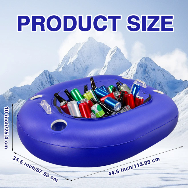 Felfújható víz bár partikhoz és kempingezéshez — környezetbarát PVC, márka Lee cheng