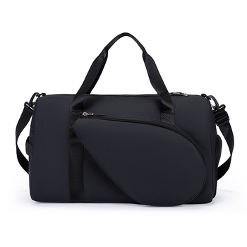 Badminton táska száraz–nedves elkülönítéssel, nylon anyagból, kapacitás kevesebb mint 20 L, lélegző, vízálló