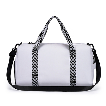 Badminton táska száraz–nedves elkülönítéssel, nylon anyagból, kapacitás kevesebb mint 20 L, lélegző, vízálló