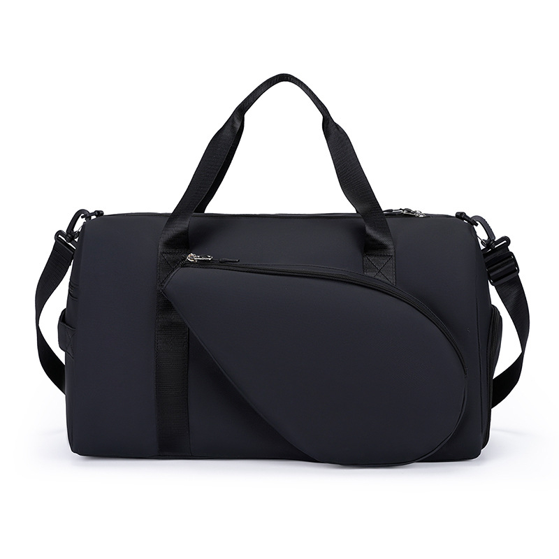 Badminton táska száraz–nedves elkülönítéssel, nylon anyagból, kapacitás kevesebb mint 20 L, lélegző, vízálló