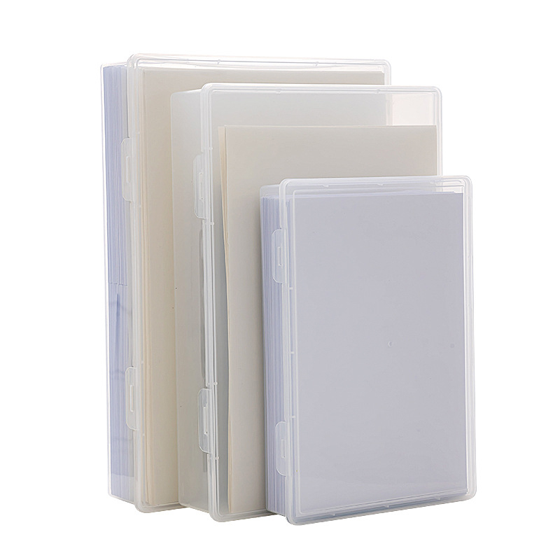 Irodai tároló doboz fedéllel, átlátszó PP műanyagból, modell 3680, 2 L kapacitás, mérnöki rajzok rendezésére