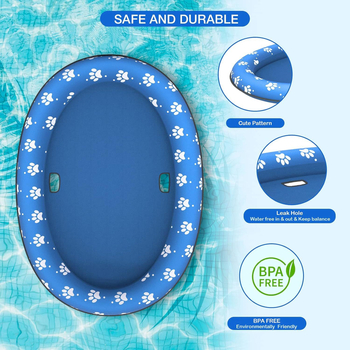 Saltea plutitoare pentru animale de companie din PVC – model XIANLI-88, pentru piscină din curte și distracție în apă, CE certificat