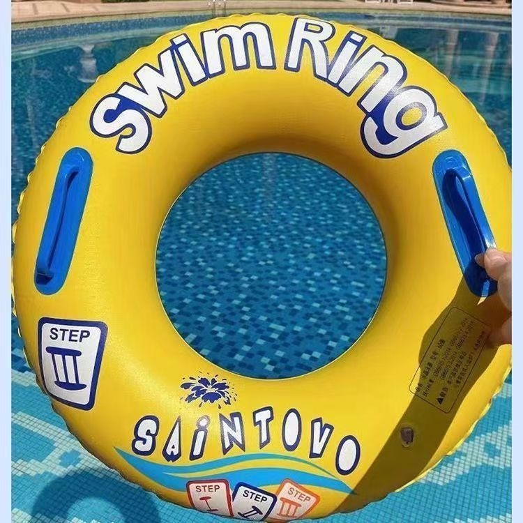 Gyerekeknek szóló úszó gyűrű, mintás, környezetbarát PVC, úszáshoz és sétáláshoz a vízben