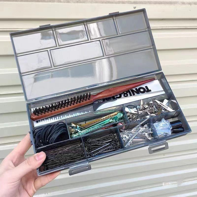 Sminktároló doboz, selyemvirág anyagból, Modell 985, 2 L kapacitás, kozmetikai rendező logónyomással