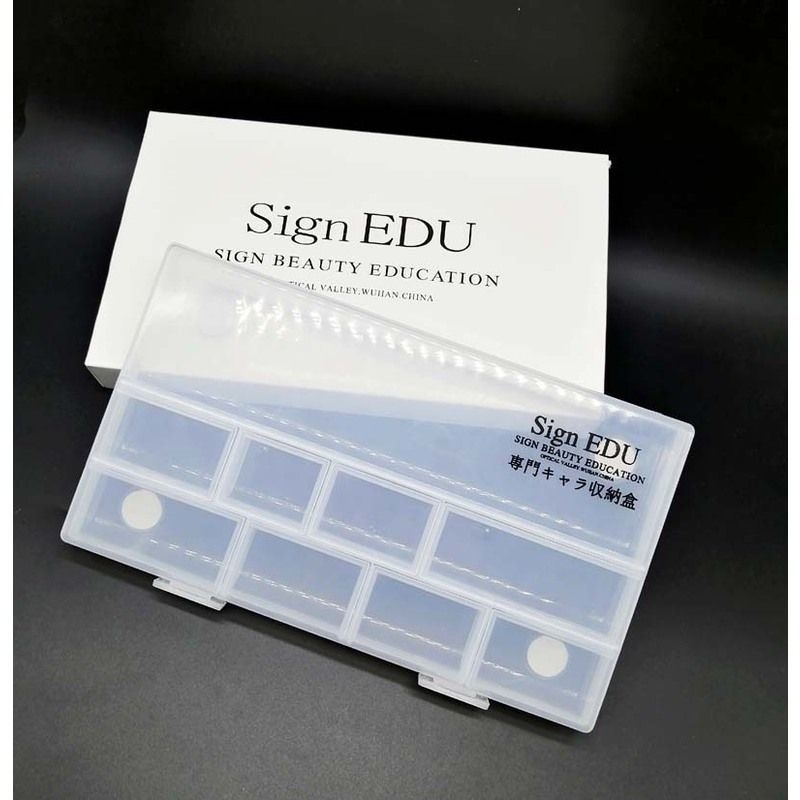 Sminktároló doboz, selyemvirág anyagból, Modell 985, 2 L kapacitás, kozmetikai rendező logónyomással