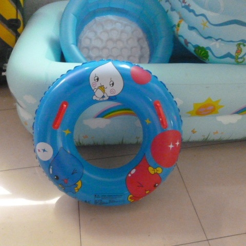 Gyerekeknek szóló úszókör, karikatúra mintával, környezetbarát PVC, PVC-vastagság 18, gyerekeknek