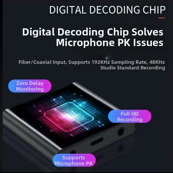 Convertor de card audio pentru live streaming, versiune 3D; Brand Have Fun; Model Live Broadcast No.1; Compatibil cu Apple și Android