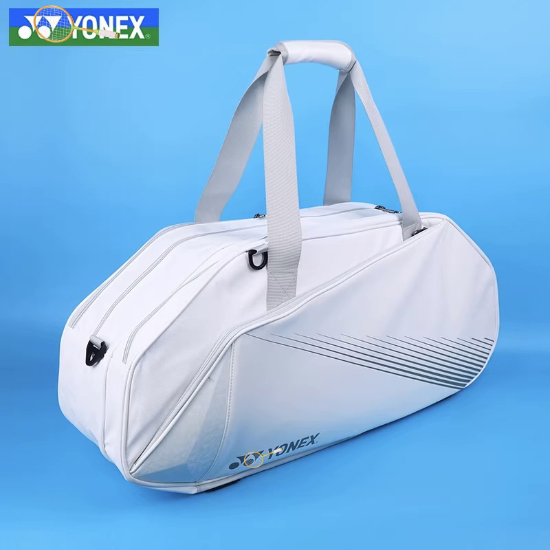 Geantă pentru rachete badminton și tenis - capacitate mare, PU material, impermeabilă, curea de umăr simplă, unisex