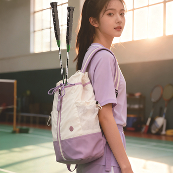 Rucsac sport pentru badminton – unisex, Oxford material, respirabil, antibacterian, curele de umăr curbate