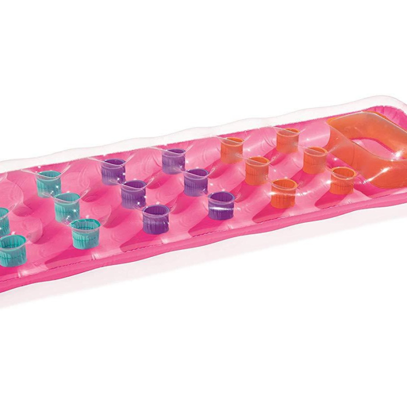 Cardinal PVC felfújható medencefotel, 18 részes kialakítás, pohártartó, dönthető