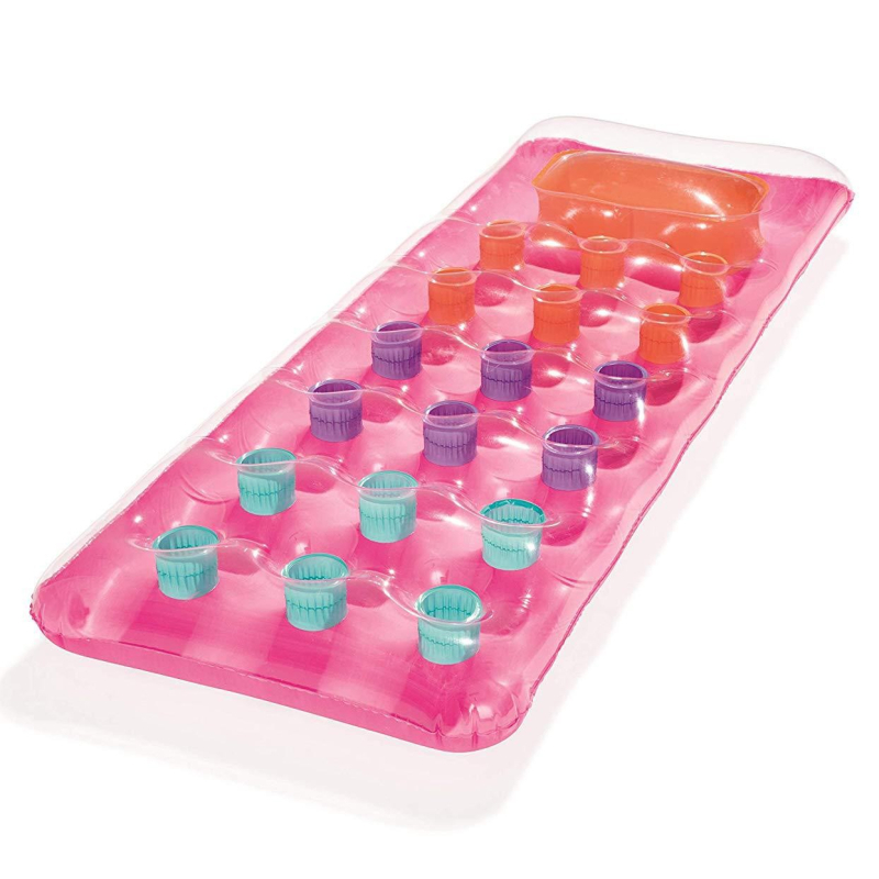 Cardinal PVC felfújható medencefotel, 18 részes kialakítás, pohártartó, dönthető