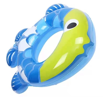Gyerekeknek szóló felfújható úszógyűrű grafikus mintával, környezetbarát PVC, 0.18 mm vastagság