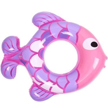 Gyerekeknek szóló felfújható úszógyűrű grafikus mintával, környezetbarát PVC, 0.18 mm vastagság