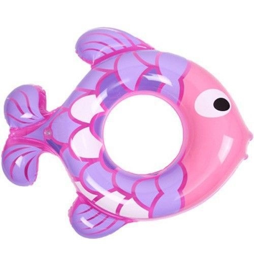 Gyerekeknek szóló felfújható úszógyűrű grafikus mintával, környezetbarát PVC, 0.18 mm vastagság