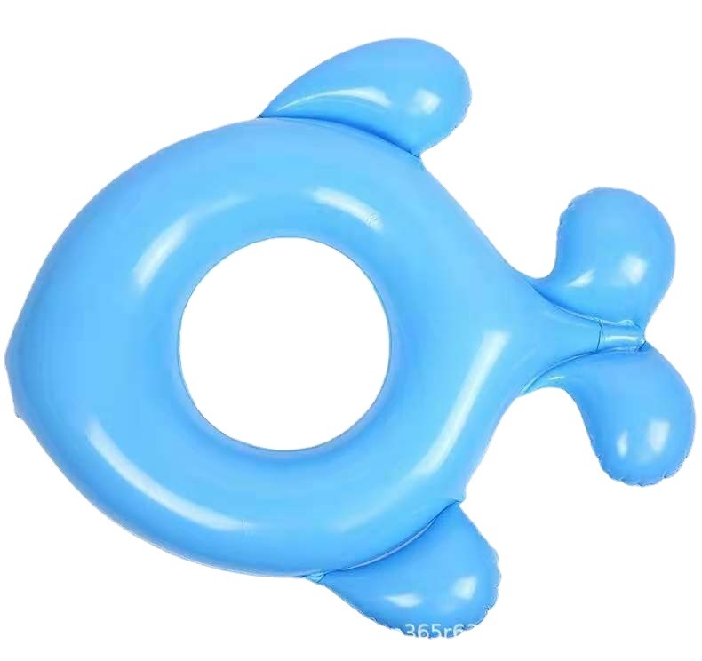 Gyerekeknek szóló felfújható úszógyűrű grafikus mintával, környezetbarát PVC, 0.18 mm vastagság