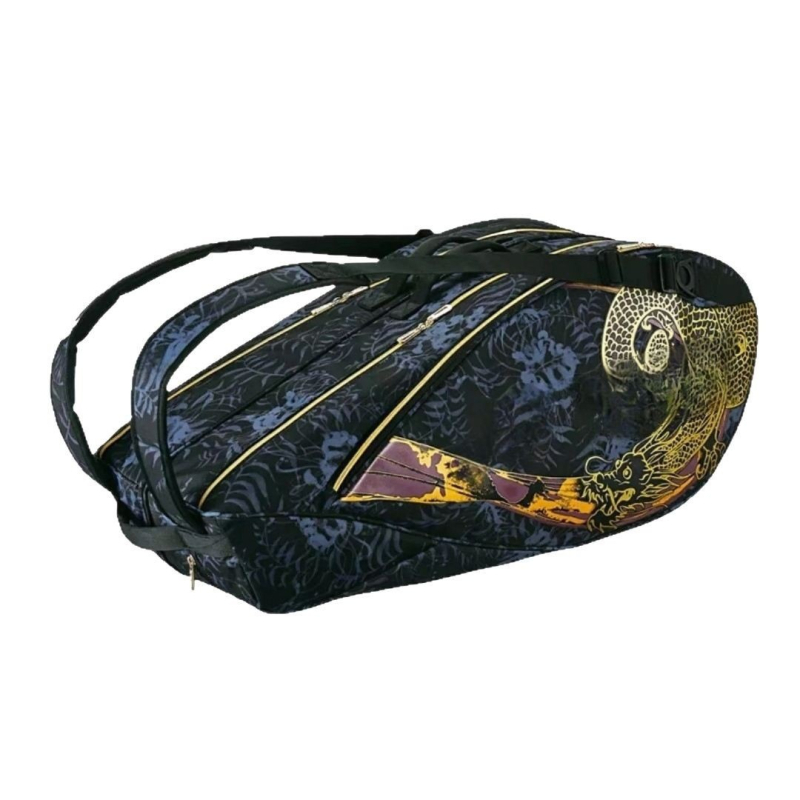 Badminton/tenisz táska, poliészter, vízálló anyag, felnőtteknek, edzéshez és asztalitenisz/badminton használathoz