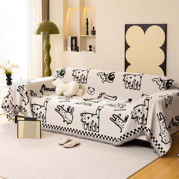 Κάλυμμα καθίσματος από Chenille, INS στυλ, εκτύπωσεις με κινούμενα σχέδια, μονοκομματικό σχέδιο, για όλες τις εποχές