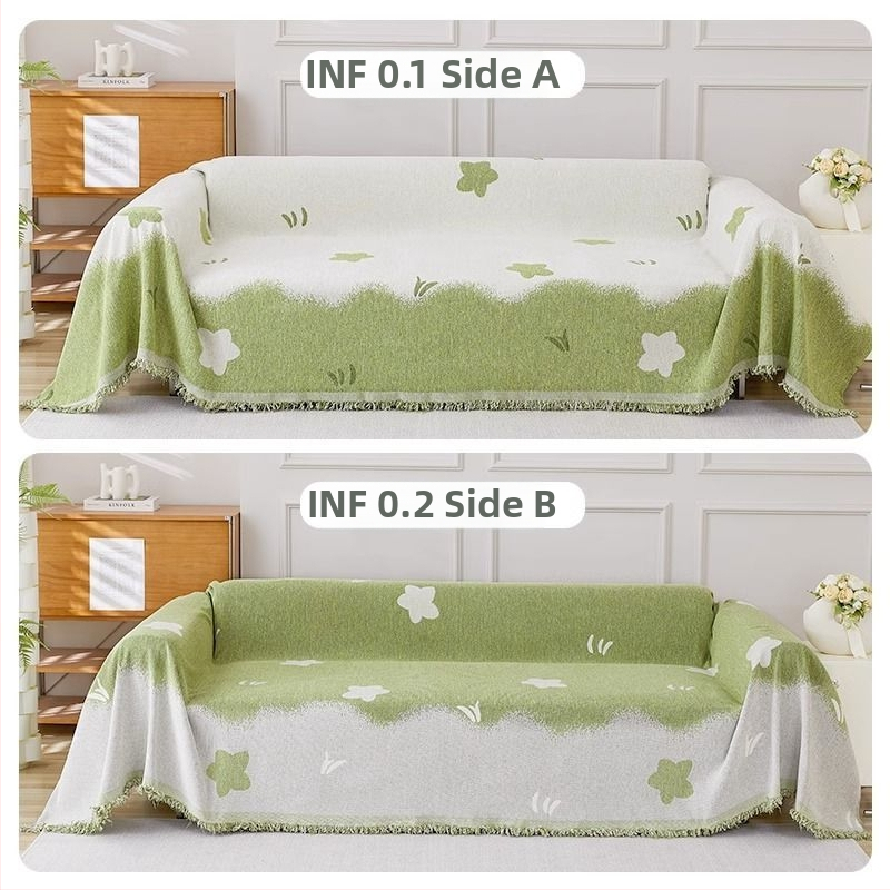 Povlak na sedací vankúš, Chenille, INS štýl, karikatúrny vzor, jednovrstvý dizajn, celoročné použitie