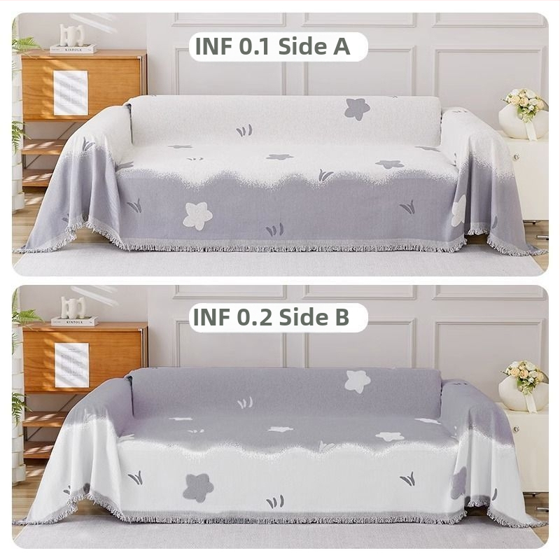 Povlak na sedací vankúš, Chenille, INS štýl, karikatúrny vzor, jednovrstvý dizajn, celoročné použitie