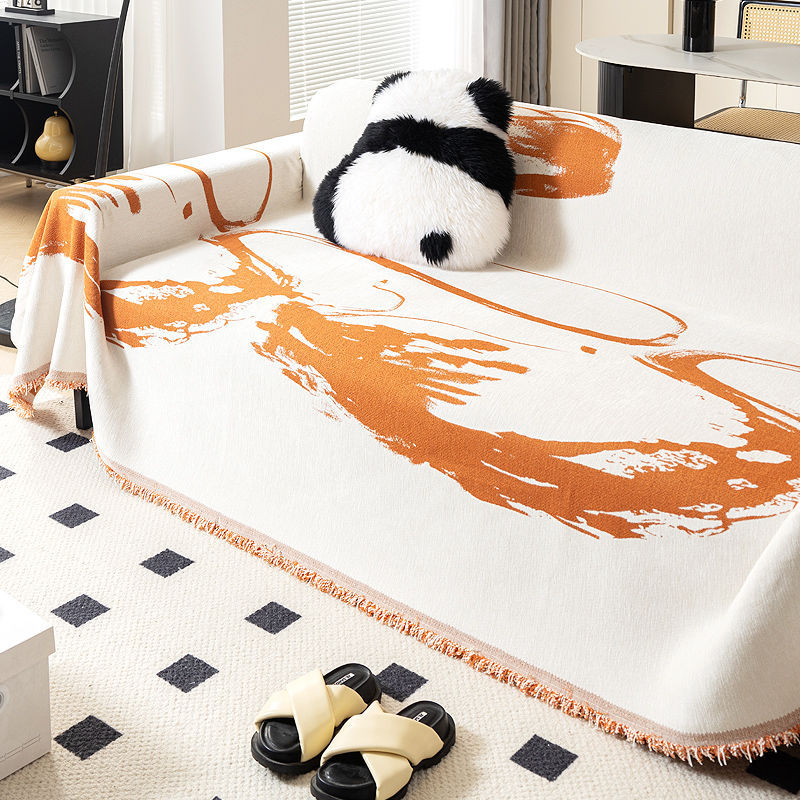 Κάλυμμα καθίσματος από Chenille, INS στυλ, εκτύπωσεις με κινούμενα σχέδια, μονοκομματικό σχέδιο, για όλες τις εποχές