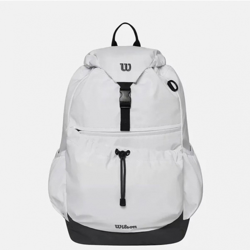 унисекс тенис раница за спорт на открито, канвас, извити презрамки, джоб за 14-инчов лаптоп