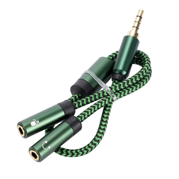 3,5 mm-es audio kábel - aranyozott rézmag, rézvezető, audio vonal digitális eszközökhöz