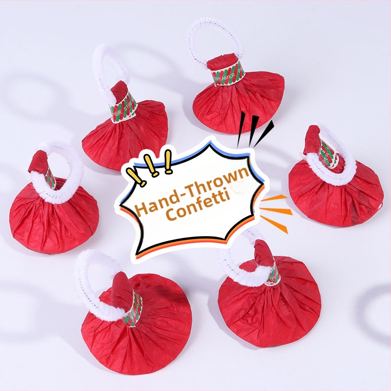 Prostor dekorativni rekvizit s ručno bacanom konfeti trakom i papirnim streamerom, SC936, Dual-color