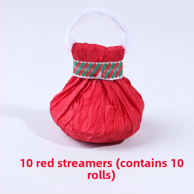 Prostor dekorativni rekvizit s ručno bacanom konfeti trakom i papirnim streamerom, SC936, Dual-color