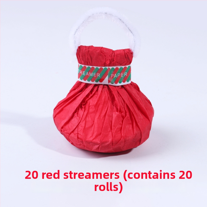 Prostor dekorativni rekvizit s ručno bacanom konfeti trakom i papirnim streamerom, SC936, Dual-color