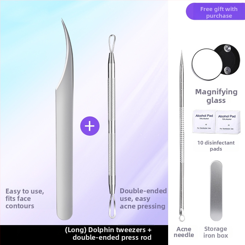 Profesionálny kozmetický nástroj z nerezu: klips na bunkové akné ihly, delfínový klip, pôvod Yangjiang, 5-ročná životnosť