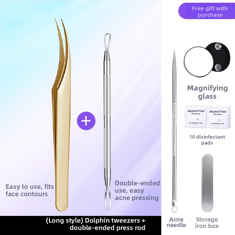 Profesionálny kozmetický nástroj z nerezu: klips na bunkové akné ihly, delfínový klip, pôvod Yangjiang, 5-ročná životnosť