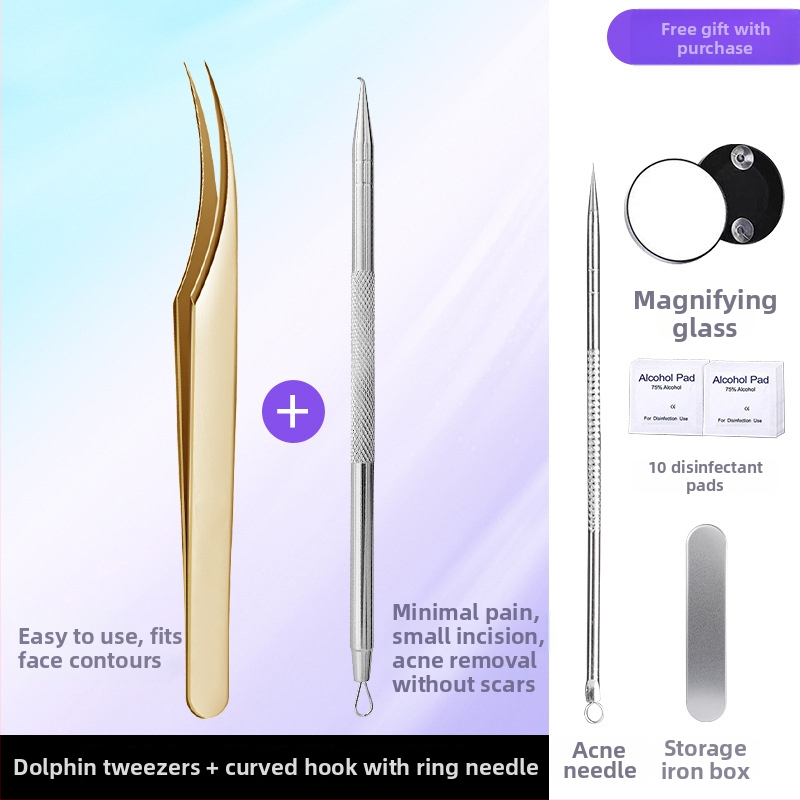 Profesionálny kozmetický nástroj z nerezu: klips na bunkové akné ihly, delfínový klip, pôvod Yangjiang, 5-ročná životnosť