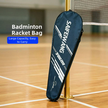 Dvoslojna torba za badminton od Oxford platna s PVC-om, velika kapaciteta, nosiva preko ramena