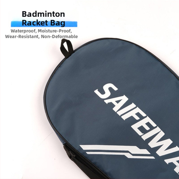 Dvoslojna torba za badminton od Oxford platna s PVC-om, velika kapaciteta, nosiva preko ramena