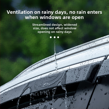 Zaštita od kiše za Ford Transit 2023 – Prozorski deflektor, sintetička smola, Sailing